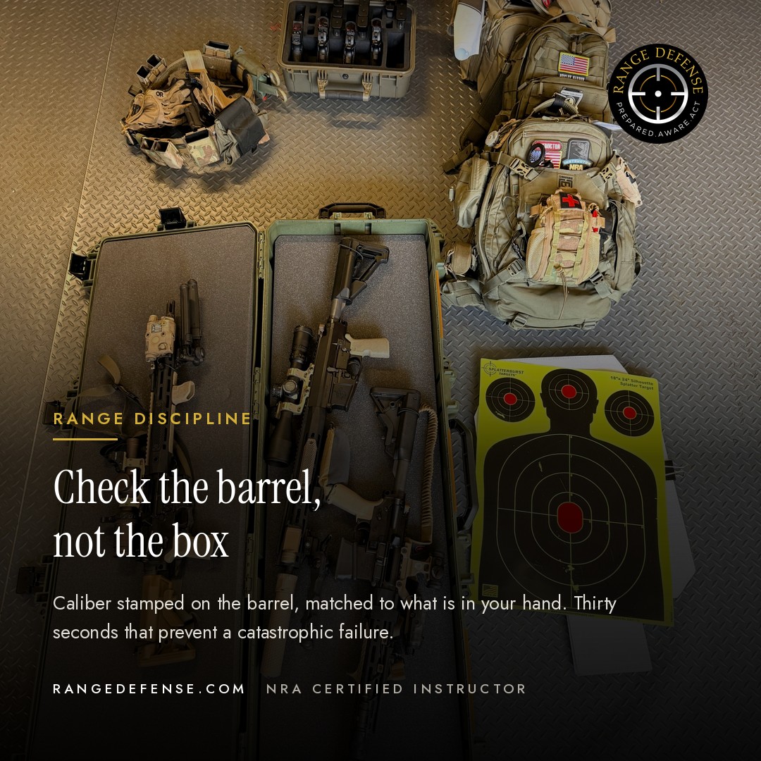 Check the barrel, not the box